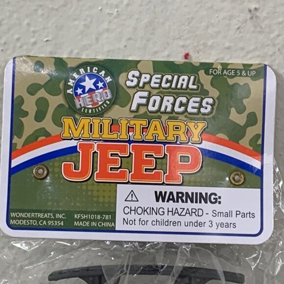 American Hero Special Forces Military Jeep Patrol Unit Plastic Toy Truck Ages 5+ - Picture 2 of 10